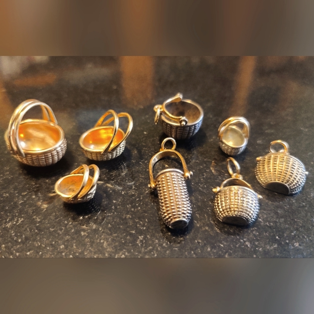 Nantucket Basket Pendants
